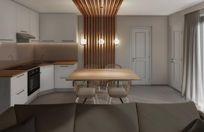 Istra, Stan u novogradnji na atraktivnoj lokaciji u mirnom istarskom priobalnom mjestu - u izgradnji