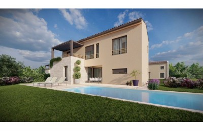 Baderna , nove moderne ville sa bazenom - u izgradnji