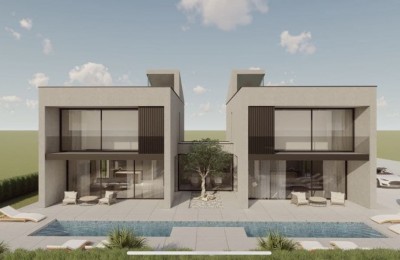 Luksuzna vila sa wellnesom 2km od Poreča - u izgradnji