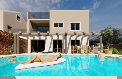 Prekrasne nove kuće sa bazenom u okolici Poreča ! - u izgradnji