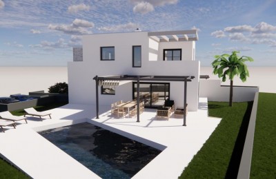 Moderne dvojnice u mirnom naselju - u izgradnji