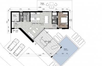 Moderna vila prekrasnog dizajna u okolici Vrsara - u izgradnji