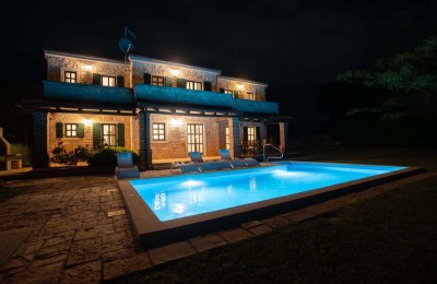 Istra, Poreč okolica , Rustikalna kamena villa sa bazenom