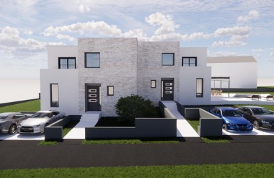 Moderne dvojne kuće sa bazenom u okolici Poreča - u izgradnji